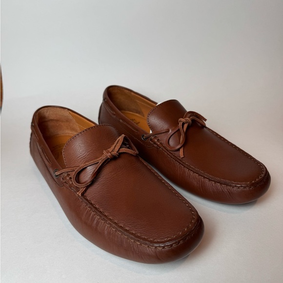 J. Crew Other - Men’s Jcrew Kenton Leather Driving Shoes - Tan - Size 9 - New W/ Box